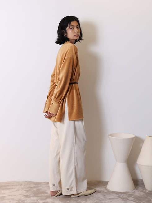 ウォッシュドタックワイドパンツ /3855-279BT